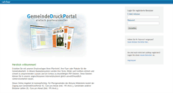 Desktop Screenshot of gemeindedruckportal.catshop.net